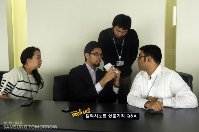 갤럭시노트 상품기획 Q&A