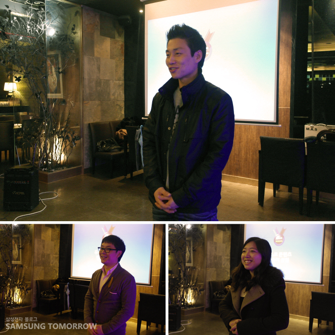 박재성 선임/ 한송이 선임/ 정진홍 선입(시계 방향)