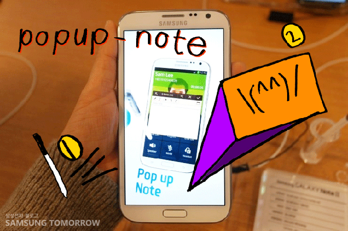 popup note
