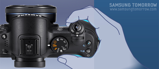 NX11 그립감을 표현한 이미지