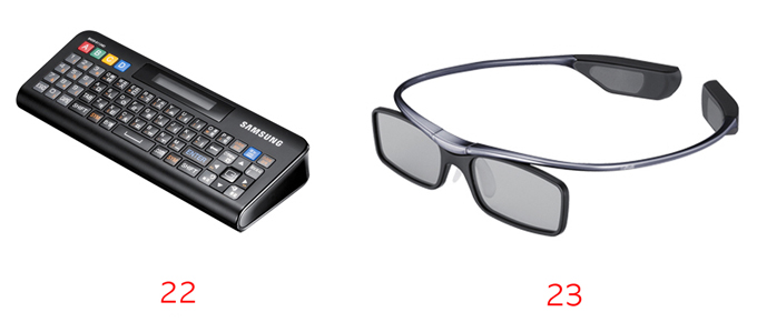 쿼티리모콘과 3d 안경