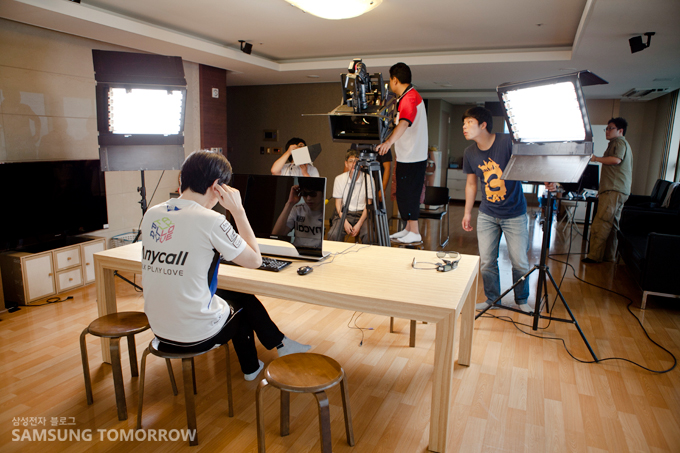 광고촬영모습
