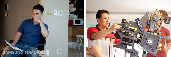 오션망고팀이 일하는 모습