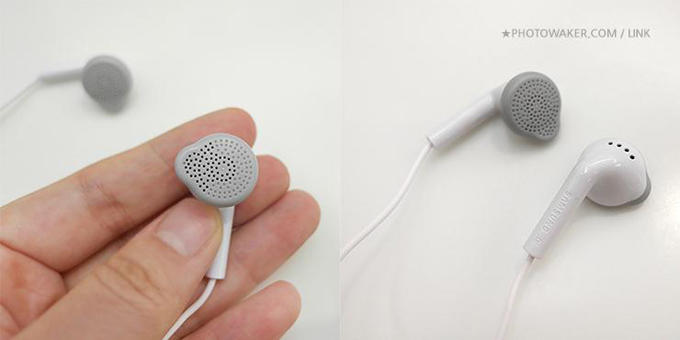 물방울 형태의 독특한 번들 이어폰 