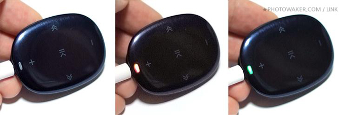 LED 등으로 배터리 상태를 알 수 있다. 