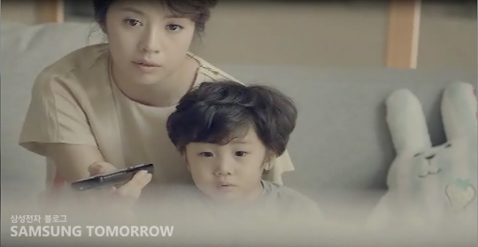 티비보는 아이와 엄마