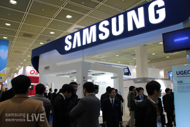 삼성부스 전경