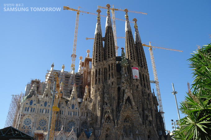 바르셀로나 가우디의 사그라다 파밀리아 성당