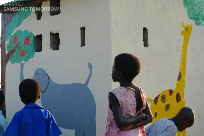 이쁜 화장실 외부