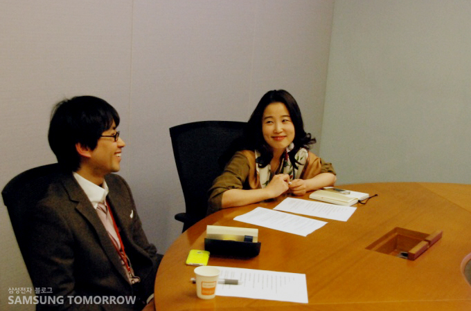 이혜미 수석 디자이너와 김장원 디자이너