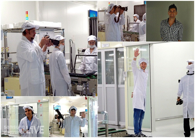 즐겁게 촬영하는 모습