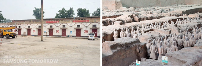 진시황릉과 애국열사의 유적