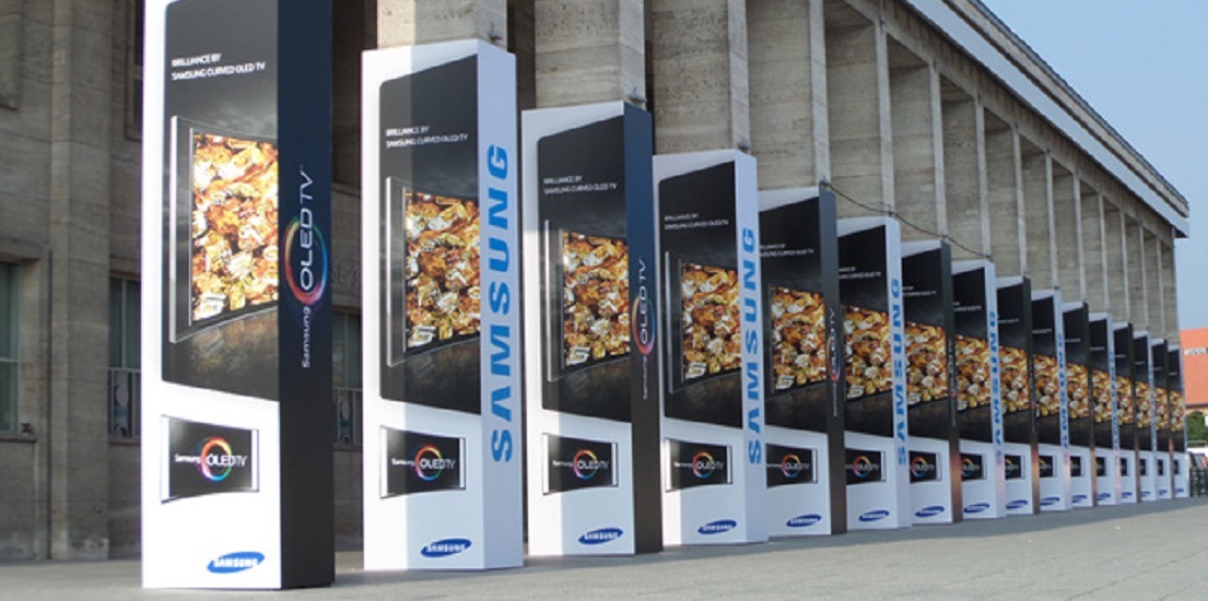 삼성전자 옥외광고 이미지입니다.