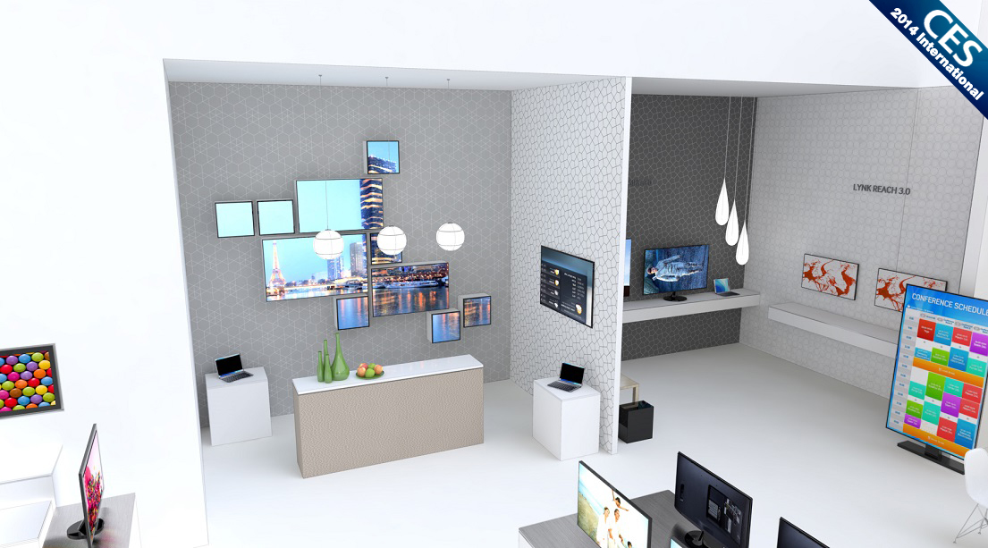 삼성전자가 설보일 LFD 부스의 이미지입니다.