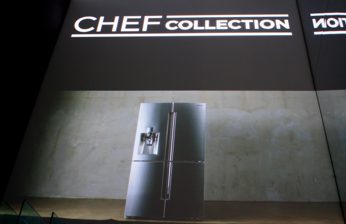 CES 2014 에서 소개된 쉐프 컬렉션 냉장고 입니다.