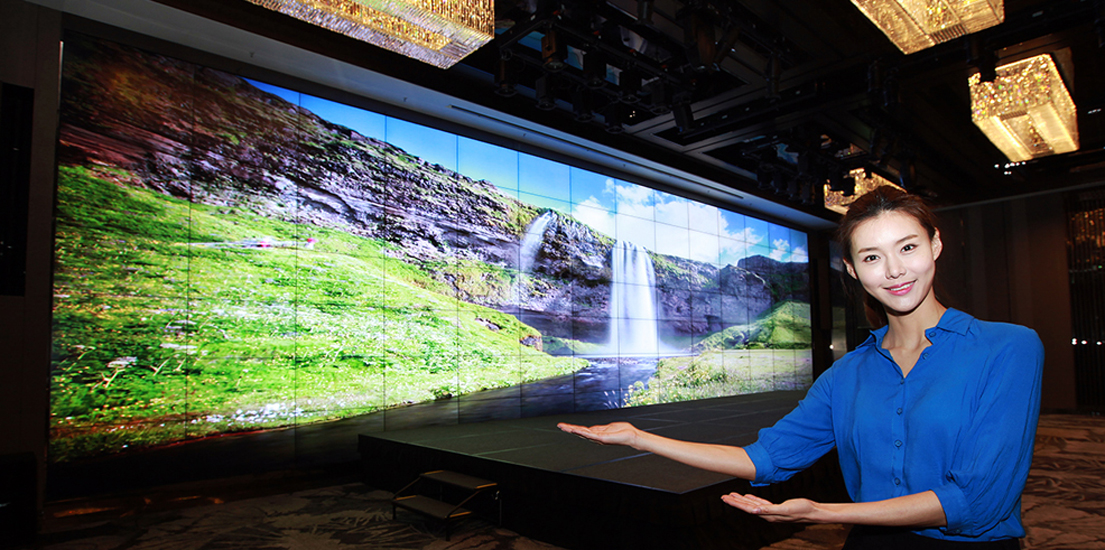 삼성전자_초대형 비디오월_상단이미지입니다.