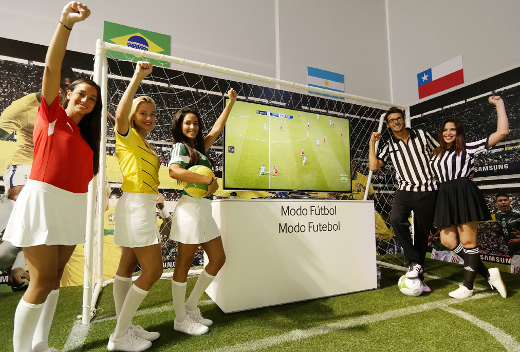 삼성 커브드 UHD TV, 중남미 축구팬 공략