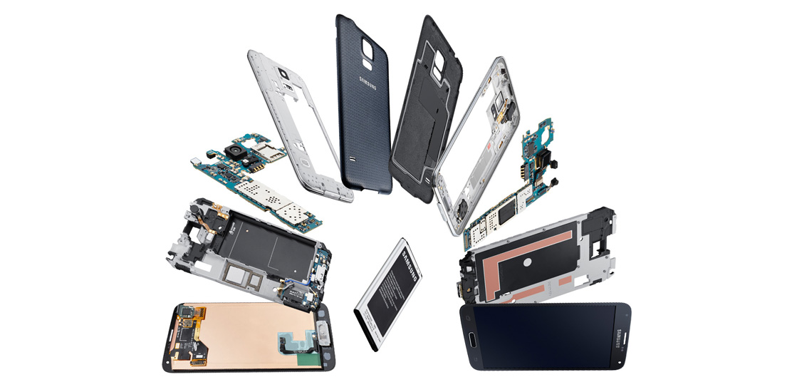 갤럭시 S5, 분해도