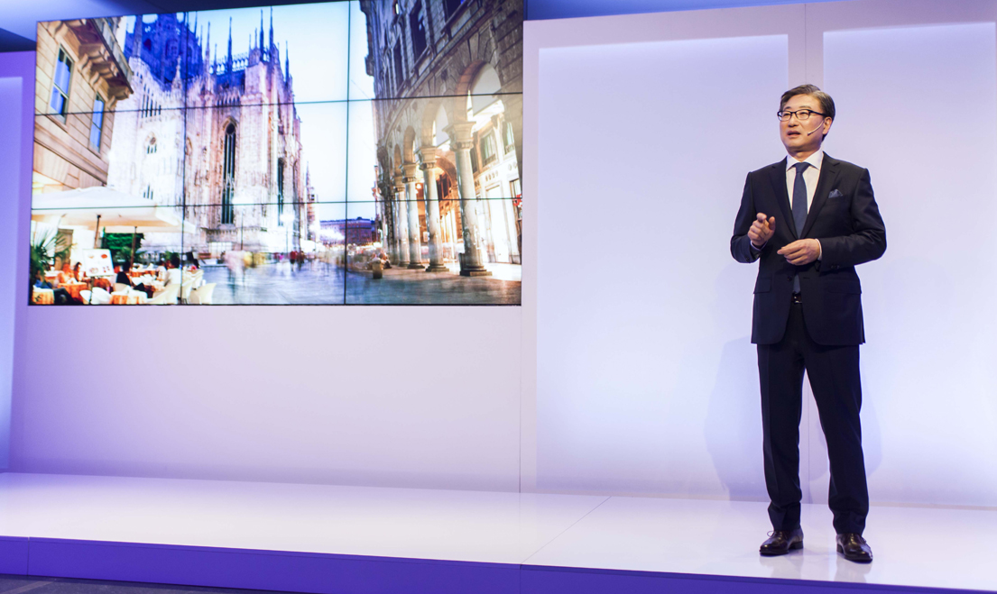 삼성 이탈리아 가전 론칭행사 이미지입니다.