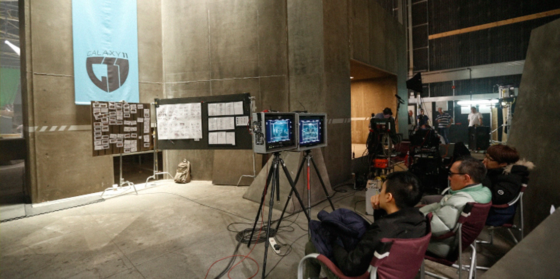 갤럭시11 촬영 현장