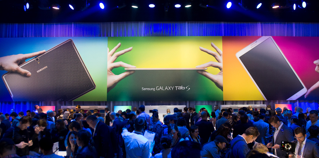 프리미엄 전략 태블릿 '갤럭시 탭S' 미국서 최초 공개 뒷 이야기