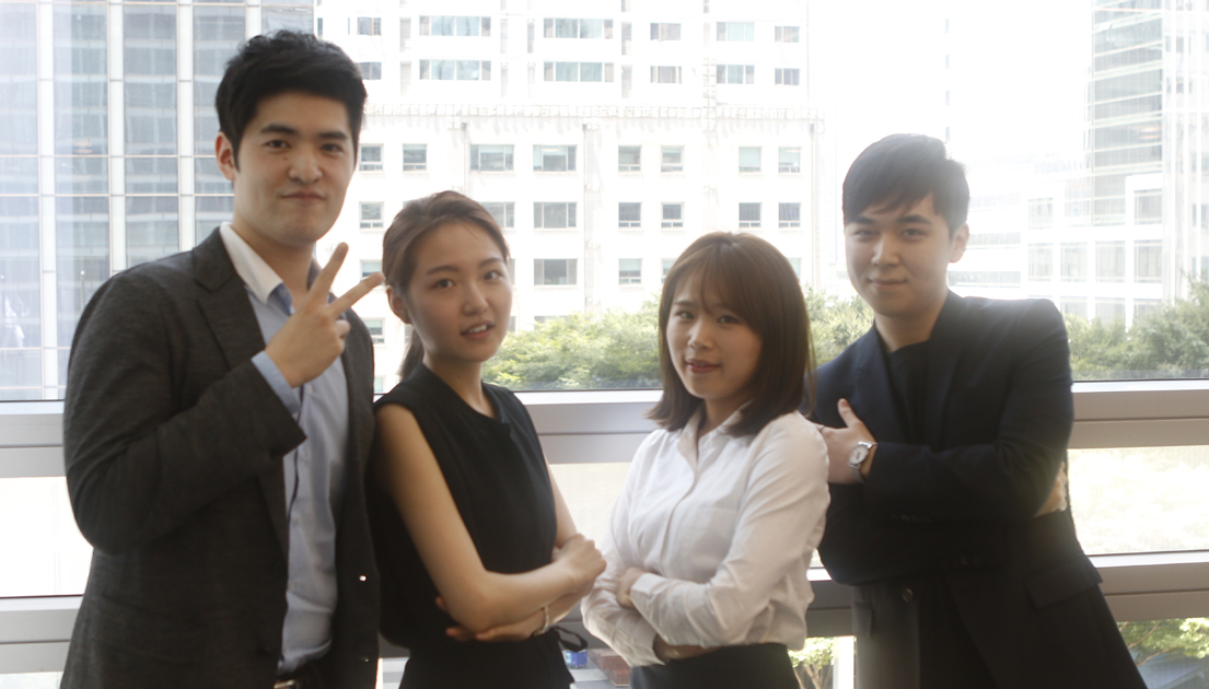 융복합 인재가 온다]_② 새로운 인재로 거듭난 SCSA 2기 수료생들의 뜨거운 6개월, SCSA 과정 수료생 4명의 사진