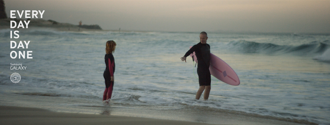 삼성전자 ASP 서핑광고, EVERY DAY IS DAY ONE.