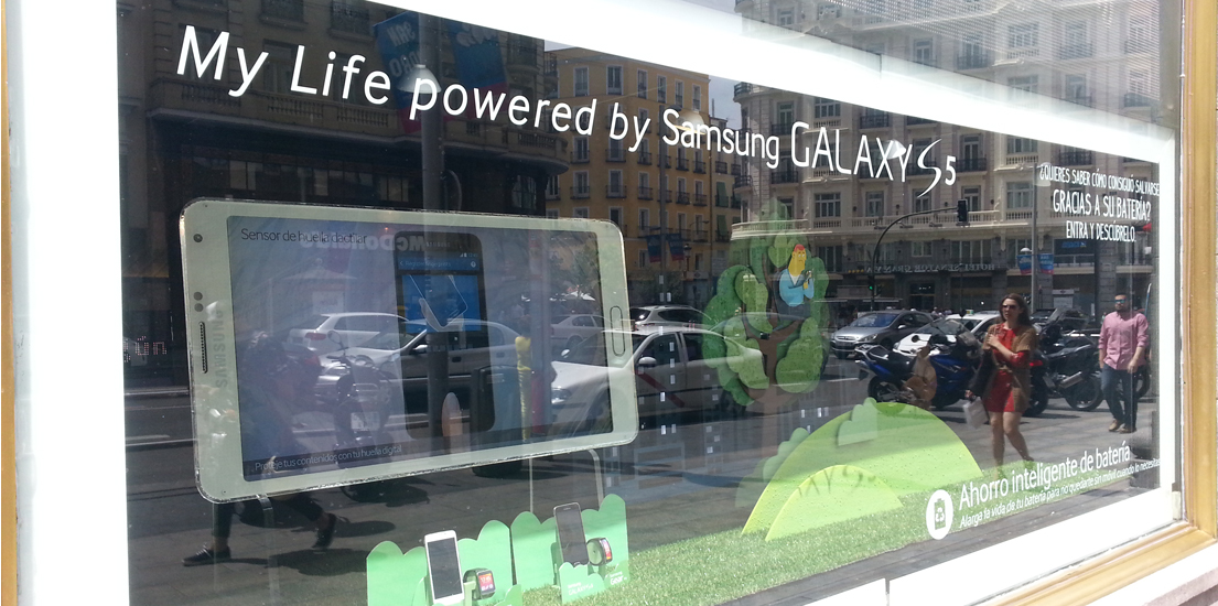 스페인 갤럭시 S5 광고