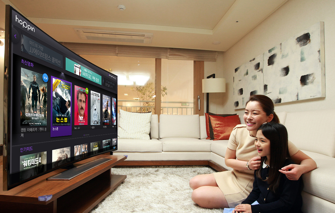 삼성전자, 스마트TV용 호핀 애플리케이션 출시
