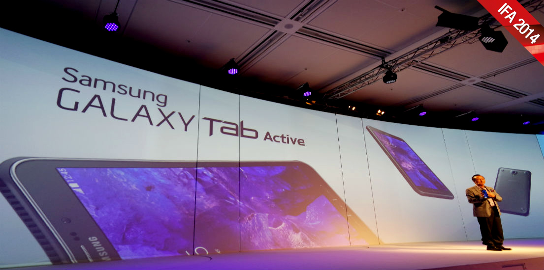 [IFA 2014] 갤럭시 탭 액티브, 산업현장의 새로운 가능성을 열다