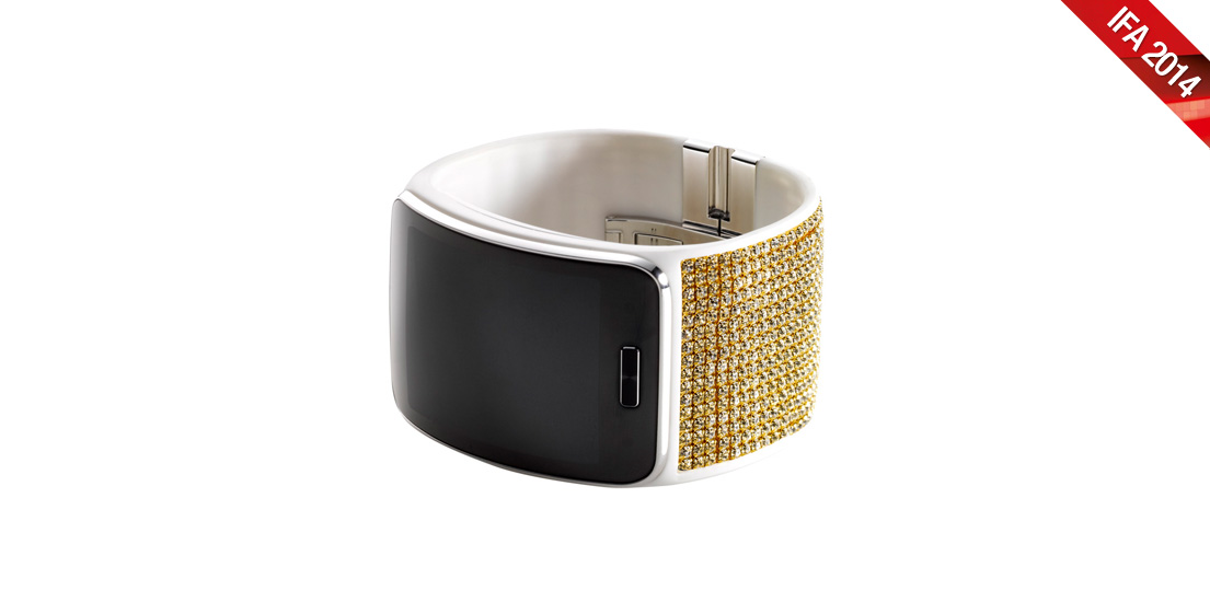 삼성전자-스와로브스키, 기어S 전용 스트랩 선보여