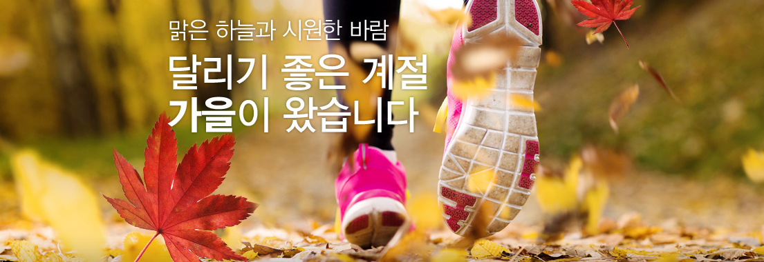 맑은 하늘과 시원한 바람. 달리기 좋은 계절 가을이 왔습니다