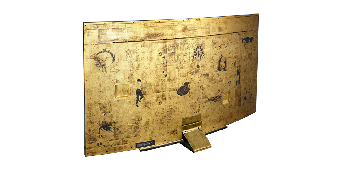 삼성 커브드 UHD TV, 추억을 담은 예술작품이 되다