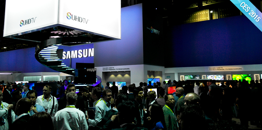 삼성전자 부스 전경 CES 2015