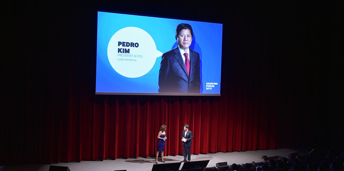 삼성 중남미 포럼 현장 사진입니다