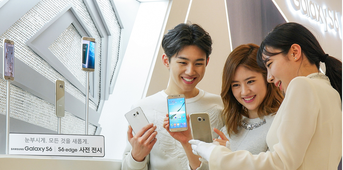 갤럭시 S6, 갤럭시 S6 엣지 사전체험 행사 실시