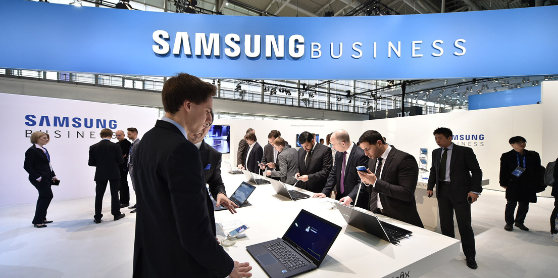 삼성전자 CeBIT2015 전시부스입니다.