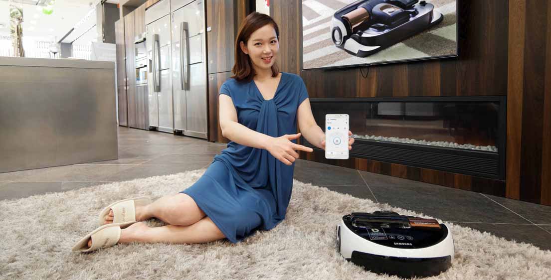 스마트폰 터치로 청소 끝, ‘삼성 파워봇’ 신모델 출시