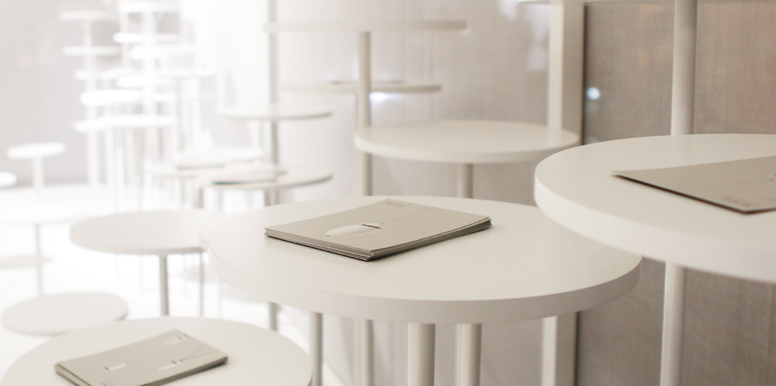 서울리빙페어 내 삼성전자 부스 전경입니다.