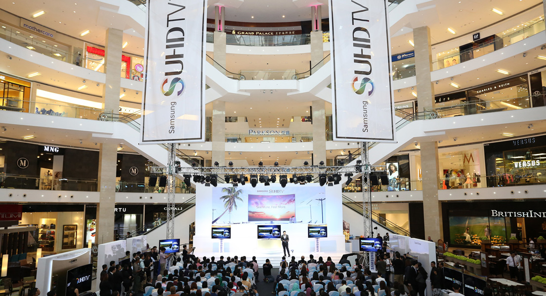 삼성전자 SUHD TV, 동남아 시장 공략