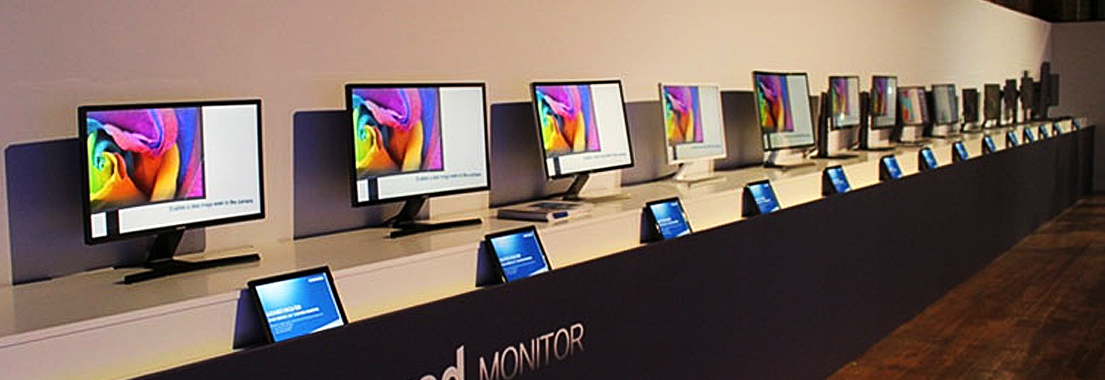 삼성 커브드 모니터 론칭 행사