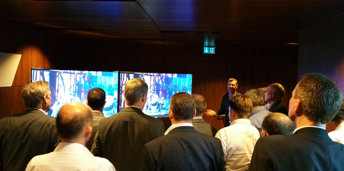 UHD HDR 시연 장면