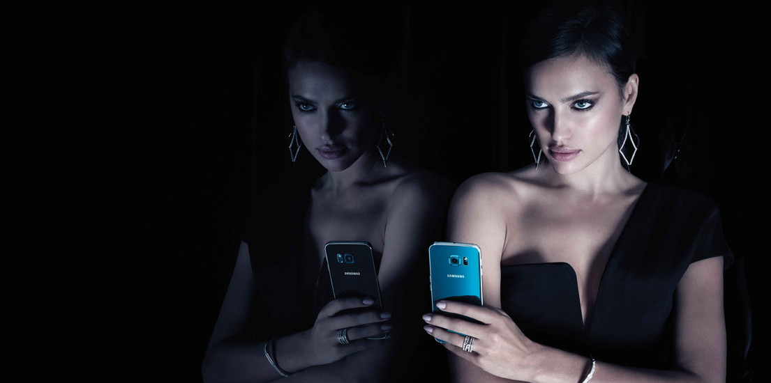 갤럭시 S6와 이리나 샤크