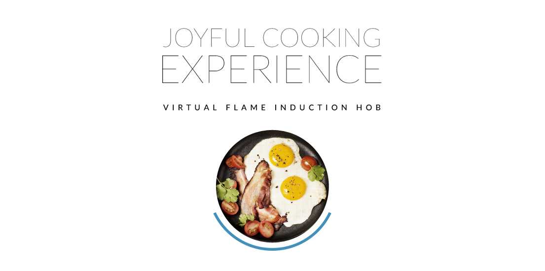 Joyful Cooking Experience Virtual Flame Induction Hob