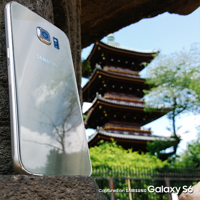 도쿄에서 갤럭시S6로 촬영을 진행하고 있습니다.