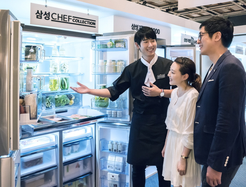 와이즈웨딩 스타일링페어에서 프리미엄 혼수가전 선보여