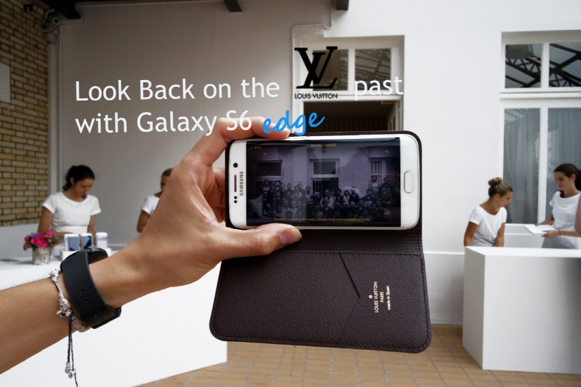 Look Back in the louis vuittton past with galaxy S6 edge