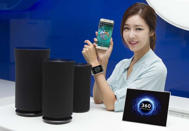 삼성전자, IFA 2015에서 사용자 경험 강화한 무선 360 오디오 신모델 공개