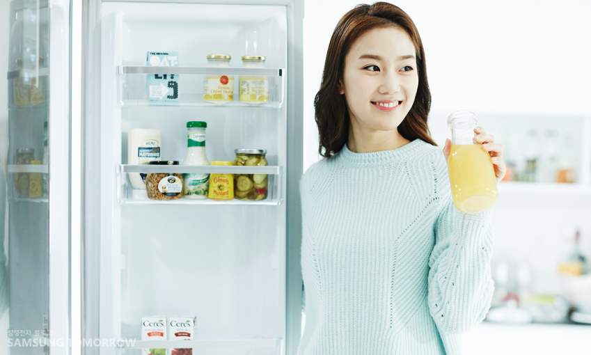 신예 장희령의 활력 저장고, 삼성 지펠아삭 김치냉장고!