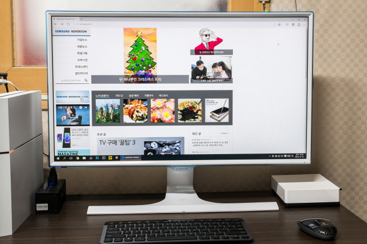 디자인과 화질, 그리고 무선충전까지 더해진 모니터 계의 삼위일체! 삼성 SE370